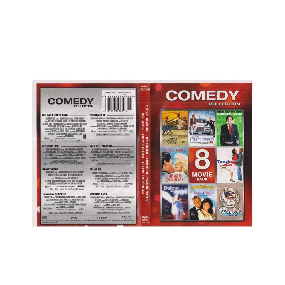 80's Comedy Collection - 8 Movie Collection (2 DVD Set) W/Case Nice!